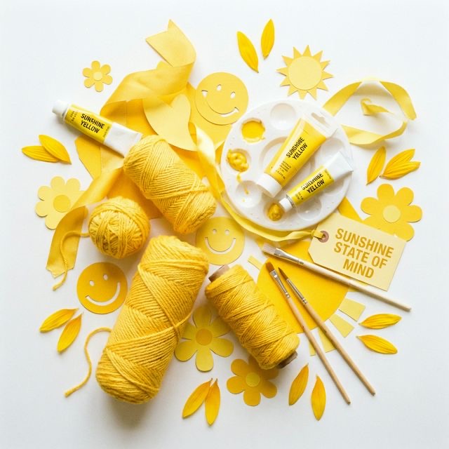 Sunny Yellows: Invoking Joy in Your DIY Projects