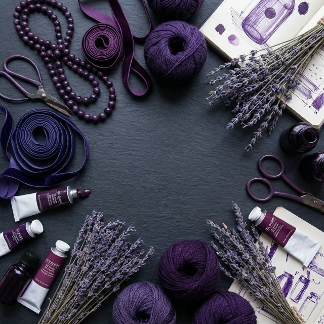 The Mystery of Purple: Creating Elegant DIY Decor